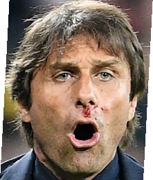 Antonio Conte från Chelsea i Premier League